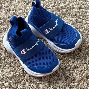 Champion Kids Royal Blue Slip-On Sneakers